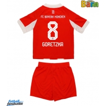 Bayern Munich Leon Goretzka #8 Hjemmedraktsett Barn 2025-26 Kortermet (+ Korte bukser)